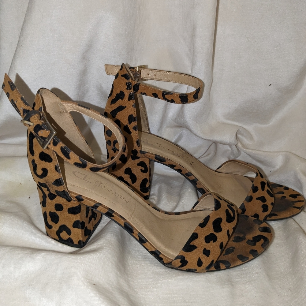 Cheetah Print Chunky Heels